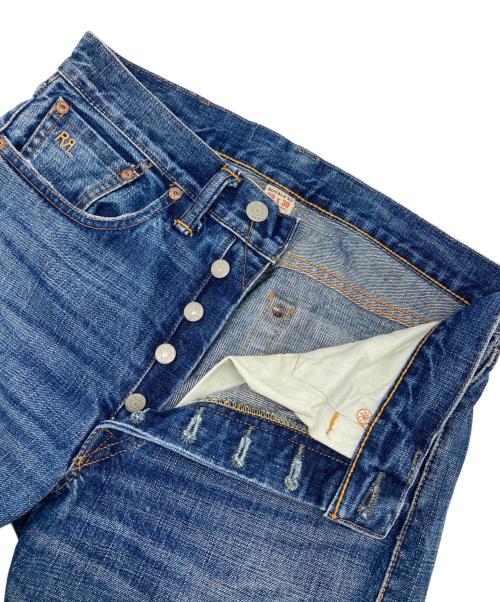 RRL（ダブルアールエル）RRL (ダブルアールエル) ボタンフライデニムパンツ ブルー サイズ:29×30の古着・服飾アイテム