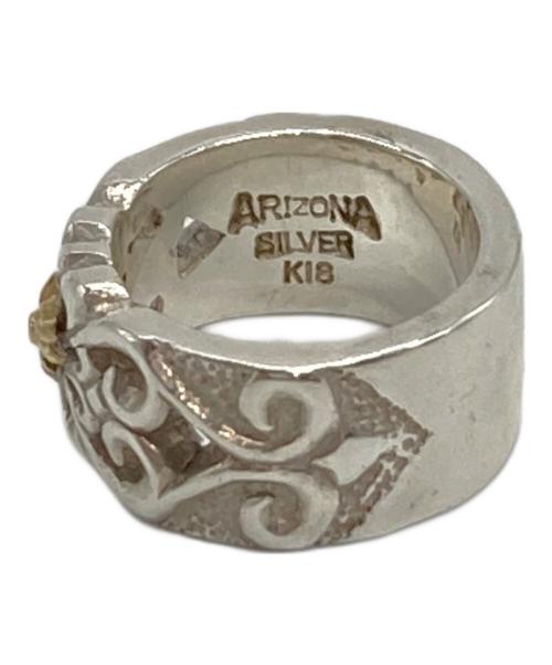 ARIZONA FREEDOM（アリゾナ フリーダム）ARIZONA FREEDOM (アリゾナ フリーダム) 太陽神リング　SILVER925×Ｋ18 サイズ:8号の古着・服飾アイテム