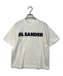 JIL SANDER（ジルサンダー）の古着「プリントロゴ入りコットンジャージーTシャツ」｜ベージュ