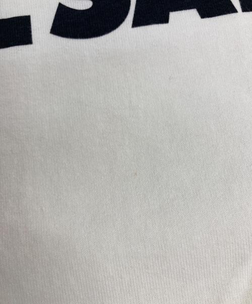 JIL SANDER（ジルサンダー）JIL SANDER (ジルサンダー) プリントロゴ入りコットンジャージーTシャツ ベージュ サイズ:XSの古着・服飾アイテム