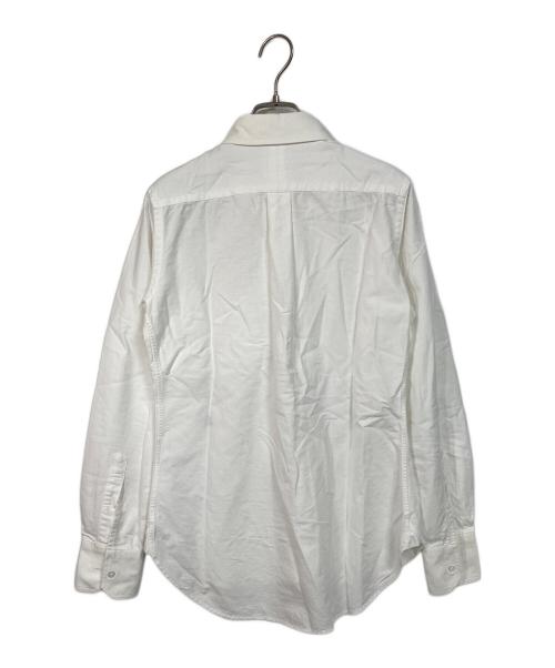 MADISON BLUE（マディソンブルー）MADISON BLUE (マディソンブルー) ロングスリーブ メッセージシャツ ホワイト サイズ:０２の古着・服飾アイテム