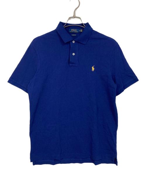 POLO RALPH LAUREN（ポロ・ラルフローレン）POLO RALPH LAUREN (ポロ・ラルフローレン) 半袖ポロシャツ ブルー サイズ:Mの古着・服飾アイテム