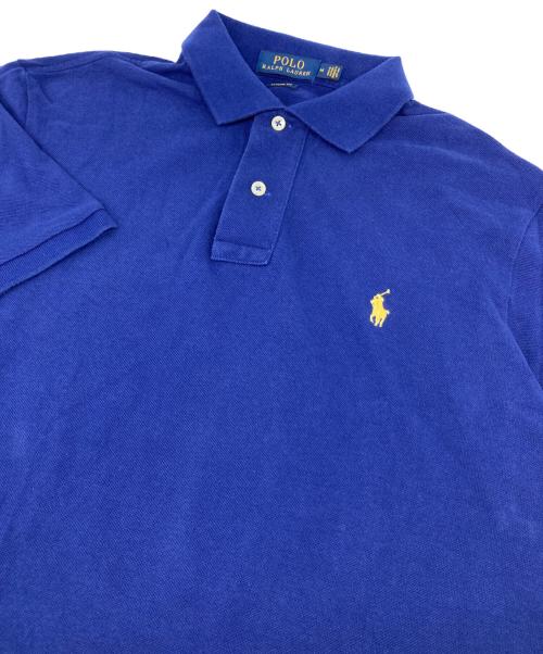 POLO RALPH LAUREN（ポロ・ラルフローレン）POLO RALPH LAUREN (ポロ・ラルフローレン) 半袖ポロシャツ ブルー サイズ:Mの古着・服飾アイテム