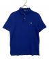 POLO RALPH LAUREN（ポロ・ラルフローレン）の古着「半袖ポロシャツ」｜ブルー
