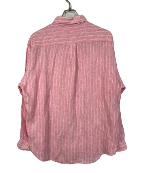 BROOKS BROTHERS（ブルックスブラザーズ）BROOKS BROTHERS (ブルックスブラザーズ) リネンボタンダウンシャツ ピンク サイズ:Lの古着・服飾アイテム