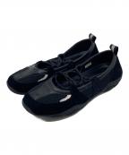 rockyfish watherwearロックフィッシュウェザーウェア）の古着「NICOLE WEAVING LACEUP SNEAKERS」｜ブラック