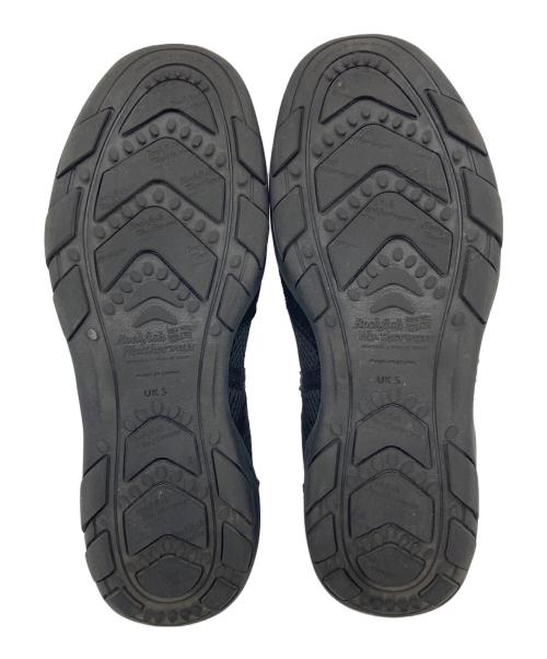 rockyfish watherwear（ロックフィッシュウェザーウェア）rockyfish watherwear (ロックフィッシュウェザーウェア) NICOLE WEAVING LACEUP SNEAKERS ブラック サイズ:5の古着・服飾アイテム