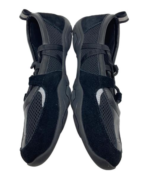 rockyfish watherwear（ロックフィッシュウェザーウェア）rockyfish watherwear (ロックフィッシュウェザーウェア) NICOLE WEAVING LACEUP SNEAKERS ブラック サイズ:5の古着・服飾アイテム