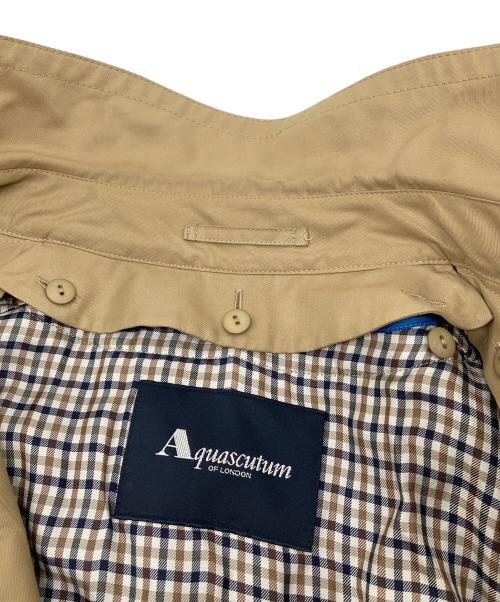 Aquascutum（アクアスキュータム）Aquascutum (アクアスキュータム) トレンチコート　アウター　日本製 ベージュ サイズ:10の古着・服飾アイテム