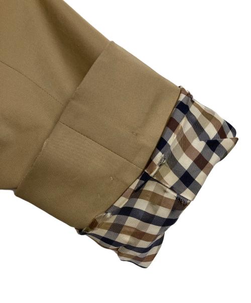 Aquascutum（アクアスキュータム）Aquascutum (アクアスキュータム) トレンチコート　アウター　日本製 ベージュ サイズ:10の古着・服飾アイテム