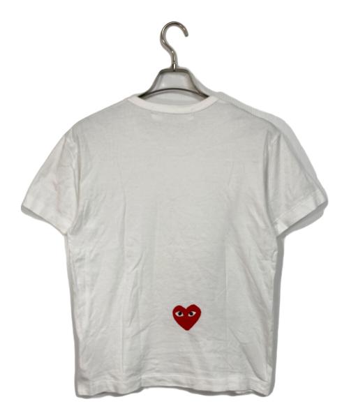 PLAY COMME des GARCONS（プレイコムデギャルソン）PLAY COMME des GARCONS (プレイコムデギャルソン) プリントTシャツ ホワイト サイズ:Mの古着・服飾アイテム