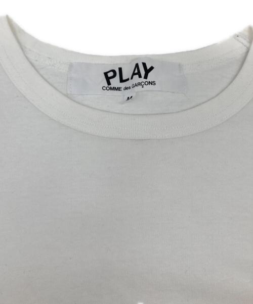 PLAY COMME des GARCONS（プレイコムデギャルソン）PLAY COMME des GARCONS (プレイコムデギャルソン) プリントTシャツ ホワイト サイズ:Mの古着・服飾アイテム