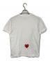 PLAY COMME des GARCONS (プレイコムデギャルソン) プリントTシャツ ホワイト サイズ:M：7000円