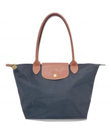LONGCHAMP（ロンシャン）の古着「LE PLIAGE ORIGINAL M ル プリアージュ オリジナル M トートバッグ　軽量」｜ブラック