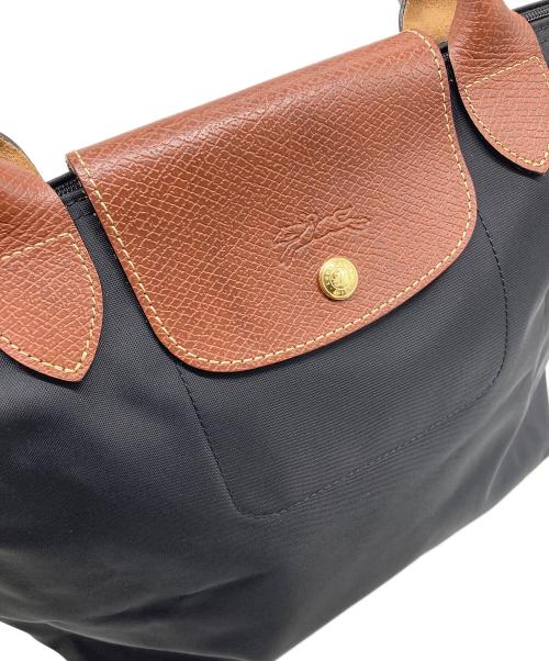 LONGCHAMP（ロンシャン）LONGCHAMP (ロンシャン) LE PLIAGE ORIGINAL M ル プリアージュ オリジナル M トートバッグ　軽量 ブラック サイズ:実寸参照の古着・服飾アイテム