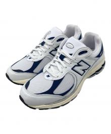 NEW BALANCE（ニューバランス）の古着「ローカットスニーカー」｜ホワイト×ネイビー