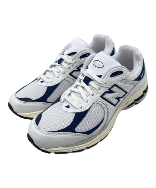 NEW BALANCE（ニューバランス）NEW BALANCE (ニューバランス) ローカットスニーカー ホワイト×ネイビー サイズ:US 7の古着・服飾アイテム