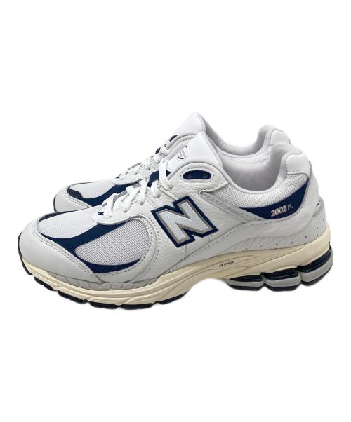 NEW BALANCE（ニューバランス）NEW BALANCE (ニューバランス) ローカットスニーカー ホワイト×ネイビー サイズ:US 7の古着・服飾アイテム