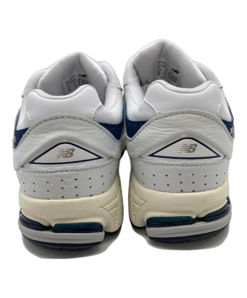 NEW BALANCE（ニューバランス）NEW BALANCE (ニューバランス) ローカットスニーカー ホワイト×ネイビー サイズ:US 7の古着・服飾アイテム