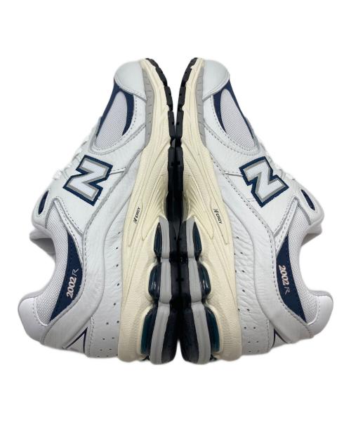 NEW BALANCE（ニューバランス）NEW BALANCE (ニューバランス) ローカットスニーカー ホワイト×ネイビー サイズ:US 7の古着・服飾アイテム