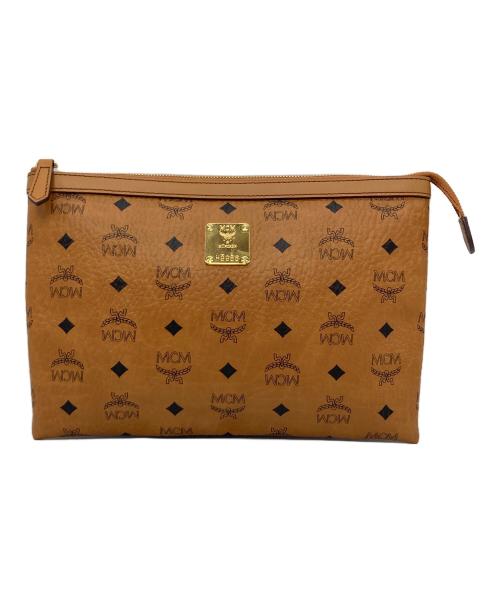MCM（エムシーエム）MCM (エムシーエム) クラッチバッグ ブラウン サイズ:実寸参照の古着・服飾アイテム