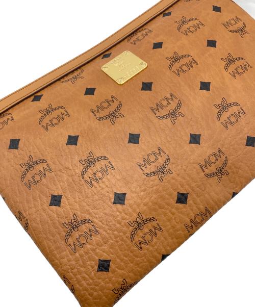 MCM（エムシーエム）MCM (エムシーエム) クラッチバッグ ブラウン サイズ:実寸参照の古着・服飾アイテム
