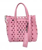 MARC JACOBSマークジェイコブス）の古着「THE TAG TOTE 21 2WAYバッグ　ショルダーバッグ」｜ピンク