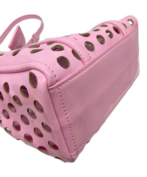 MARC JACOBS（マークジェイコブス）MARC JACOBS (マークジェイコブス) THE TAG TOTE 21 2WAYバッグ　ショルダーバッグ ピンク サイズ:実寸参照の古着・服飾アイテム