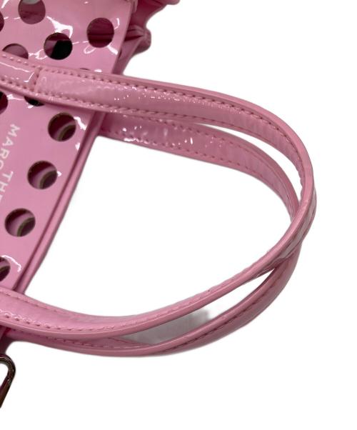 MARC JACOBS（マークジェイコブス）MARC JACOBS (マークジェイコブス) THE TAG TOTE 21 2WAYバッグ　ショルダーバッグ ピンク サイズ:実寸参照の古着・服飾アイテム