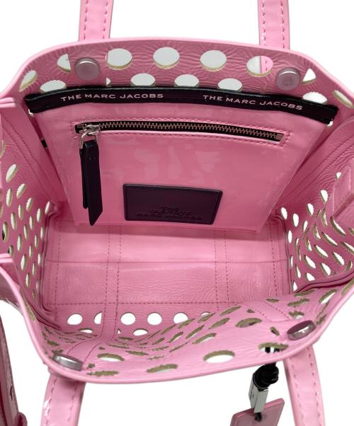 MARC JACOBS（マークジェイコブス）MARC JACOBS (マークジェイコブス) THE TAG TOTE 21 2WAYバッグ　ショルダーバッグ ピンク サイズ:実寸参照の古着・服飾アイテム