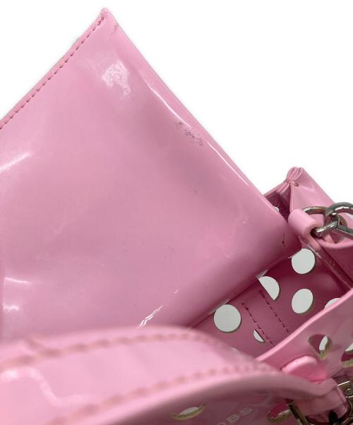 MARC JACOBS（マークジェイコブス）MARC JACOBS (マークジェイコブス) THE TAG TOTE 21 2WAYバッグ　ショルダーバッグ ピンク サイズ:実寸参照の古着・服飾アイテム