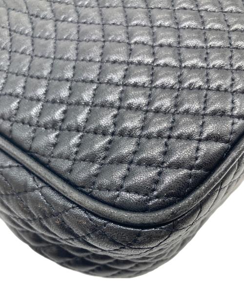 BALLY（バリー）BALLY (バリー) キルティング チェーン ショルダーバッグ　ミニバッグ　セレモニー ブラックの古着・服飾アイテム