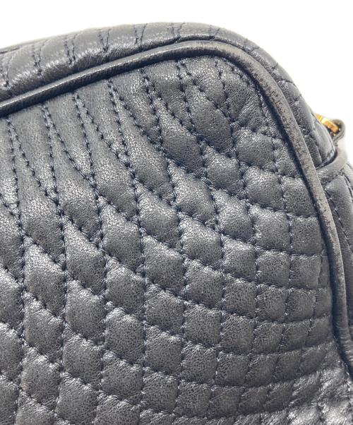 BALLY（バリー）BALLY (バリー) キルティング チェーン ショルダーバッグ　ミニバッグ　セレモニー ブラックの古着・服飾アイテム