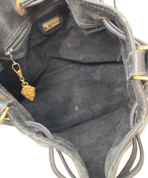 GUCCI（グッチ）GUCCI (グッチ) 巾着ショルダーバッグ ブラック サイズ:実寸参照の古着・服飾アイテム