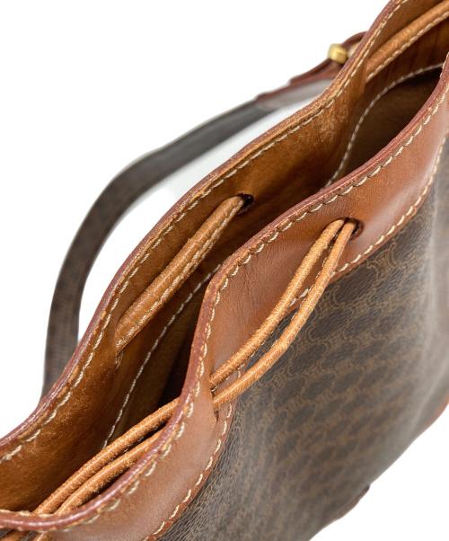 CELINE（セリーヌ）CELINE (セリーヌ) マカダムショルダーバッグ ブラウン サイズ:実寸参照の古着・服飾アイテム