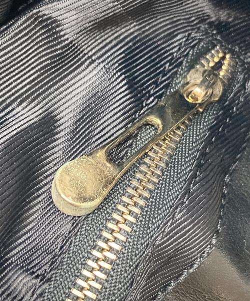 BURBERRY（バーバリー）BURBERRY (バーバリー) キルティングチェーンレザーバッグ　イタリア製 ブラック サイズ:実寸参照の古着・服飾アイテム