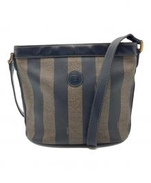 FENDI（フェンディ）の古着「ペカンショルダーバッグ」｜ブラウン×ブラック
