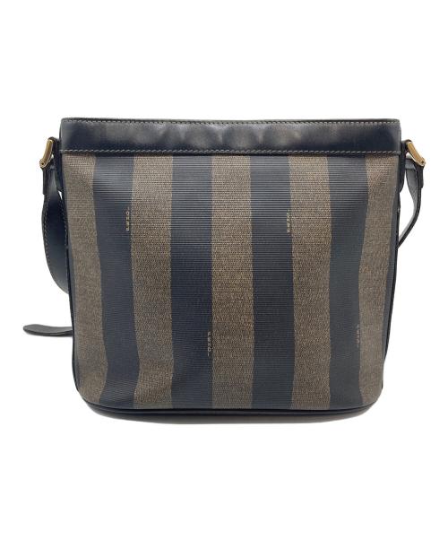 FENDI（フェンディ）FENDI (フェンディ) ペカンショルダーバッグ ブラウン×ブラックの古着・服飾アイテム