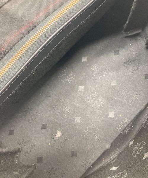 MCM（エムシーエム）MCM (エムシーエム) ミニボストンバッグ　2WAYバッグ　ハンドバッグ　ショルダーバッグ ブラック サイズ:実寸参照の古着・服飾アイテム