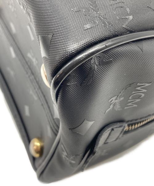MCM（エムシーエム）MCM (エムシーエム) ミニボストンバッグ　2WAYバッグ　ハンドバッグ　ショルダーバッグ ブラック サイズ:実寸参照の古着・服飾アイテム