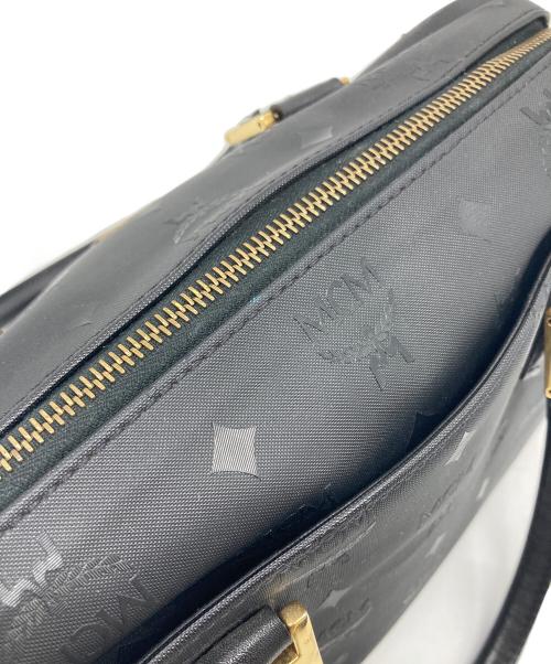 MCM（エムシーエム）MCM (エムシーエム) ミニボストンバッグ　2WAYバッグ　ハンドバッグ　ショルダーバッグ ブラック サイズ:実寸参照の古着・服飾アイテム