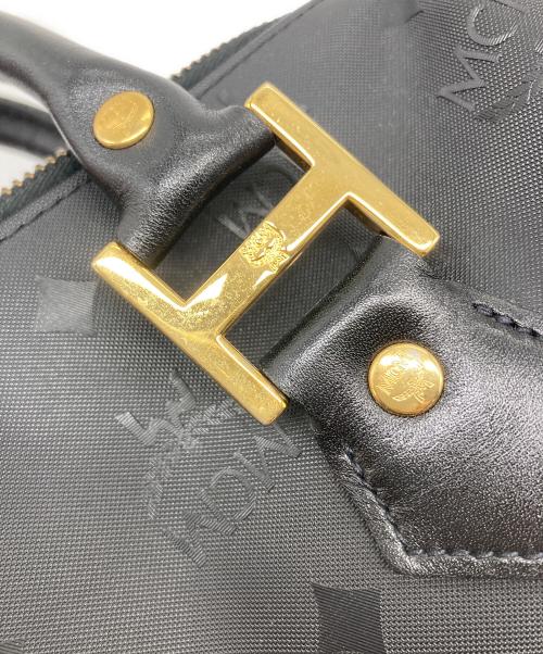 MCM（エムシーエム）MCM (エムシーエム) ミニボストンバッグ　2WAYバッグ　ハンドバッグ　ショルダーバッグ ブラック サイズ:実寸参照の古着・服飾アイテム