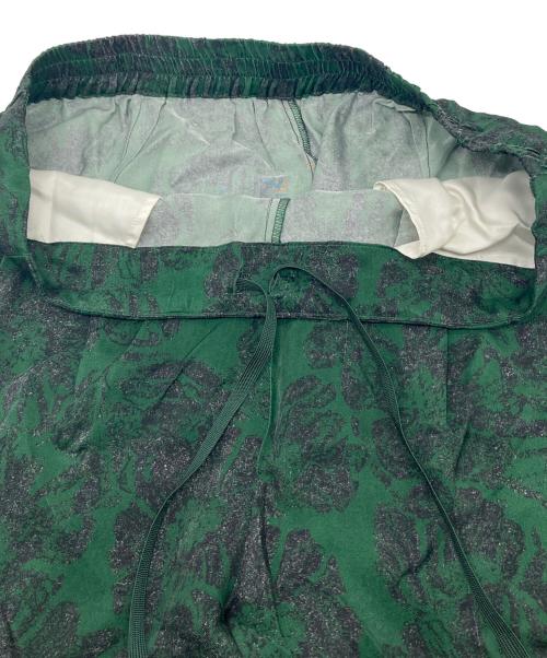 TOGA PULLA（トーガ プルラ）TOGA PULLA (トーガ プルラ) Inner Print Pants  インナープリントパンツ  イージーパンツ　総柄　日本製 グリーン サイズ:36の古着・服飾アイテム