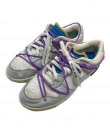 NIKE×OFFWHITE（ナイキ×オフホワイト）の古着「Dunk Low "Sail/Neutral Gray" 1 of 50 No.47  ダンクロウセイルニュートラルグレー1オブ50ナンバー47」｜グレー
