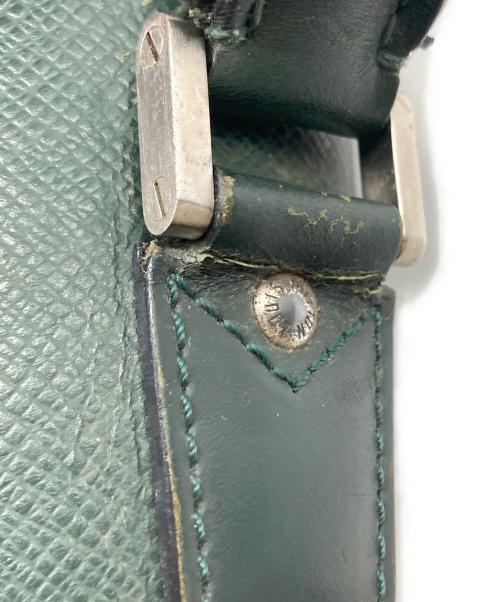 LOUIS VUITTON（ルイ ヴィトン）LOUIS VUITTON (ルイ ヴィトン) ブリーフケース　タイガ　セルヴィエット・クラド　フランス製 グリーン サイズ:実寸参照の古着・服飾アイテム