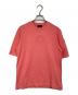 MONCLER（モンクレール）の古着「エンボス加工SS T-SHIRT 半袖カットソー　Tシャツ　Tee  トルコ製」｜ピンク