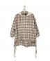 UNDERCOVER（アンダーカバー）の古着「フード付きプルオーバーチェックシャツ　25SS」｜ベージュ