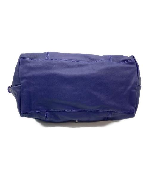 LONGCHAMP（ロンシャン）LONGCHAMP (ロンシャン) ル プリアージュ キュイール エトワール　トートバッグ　ショルダーバッグ　フランス製 パープル サイズ:実寸参照の古着・服飾アイテム