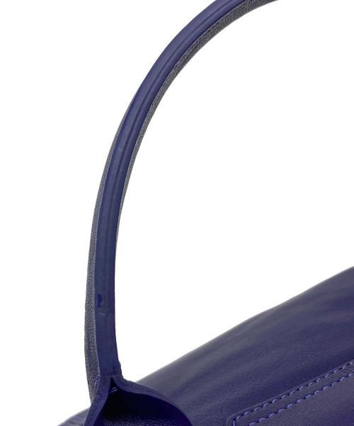 LONGCHAMP（ロンシャン）LONGCHAMP (ロンシャン) ル プリアージュ キュイール エトワール　トートバッグ　ショルダーバッグ　フランス製 パープル サイズ:実寸参照の古着・服飾アイテム