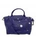 LONGCHAMP（ロンシャン）の古着「ル プリアージュ キュイール エトワール　トートバッグ　ショルダーバッグ　フランス製」｜パープル